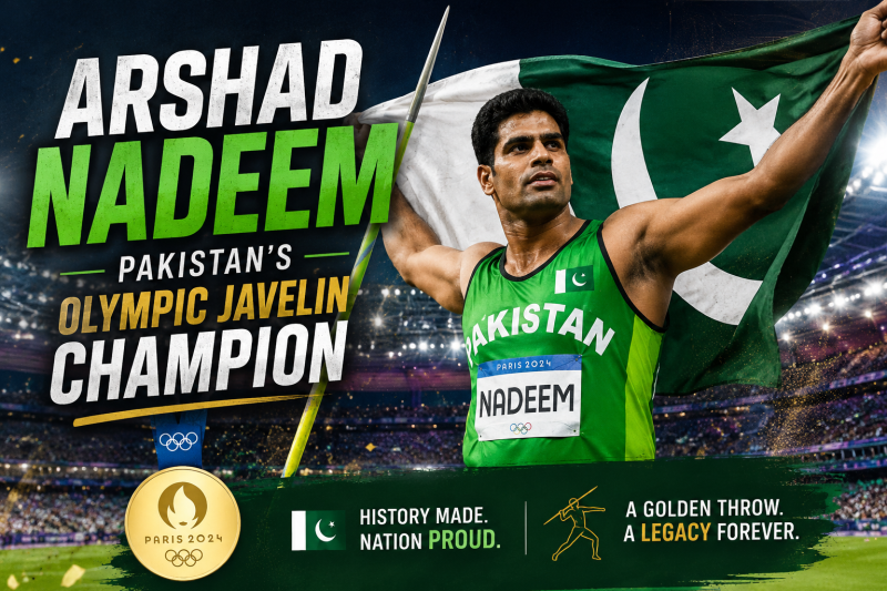 Arshad Nadeem Pakistan’s Olympic Javelin Champion