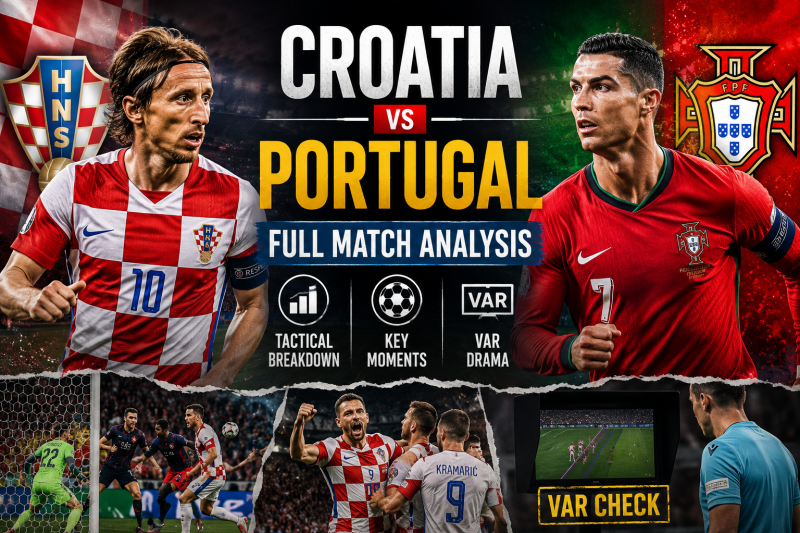 Croatia vs Portugal: Full Match Analysis, Key Moments & VAR Drama