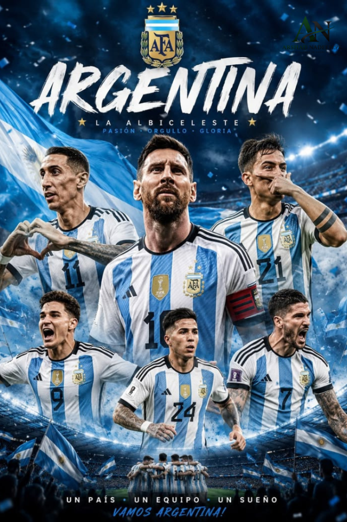 Harry Kane and Lionel Messi before the England vs Argentina FIFA World Cup 2026 semifinal.