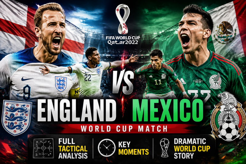 England vs Mexico World Cup Match: Full Tactical Analysis, Key Moments, and Dramatic World Cup Story