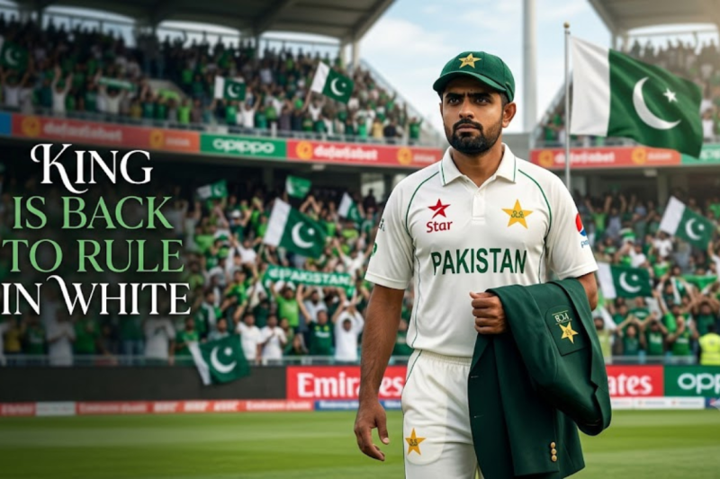 Babar Azam Named Pakistan’s New Test Captain: A New Chapter for Pakistan Cricket
