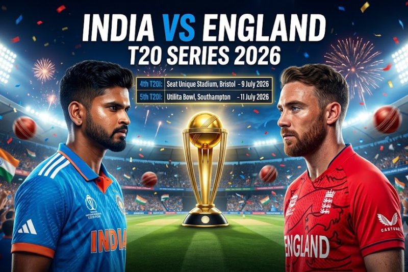 India vs England T20 Series: England Take Control as India Aim for a Strong Comeback